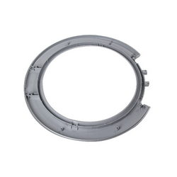 External hatch frame for Bosch washing machine silver