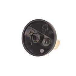 Adjustment knob (metal) for Bosch hob black/gold