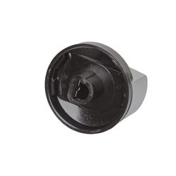 Control knob for Siemens hob black/silver