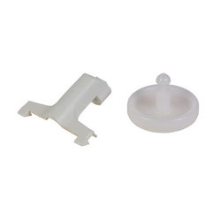 Wheel (roller) + holder for lower drawer for Electrolux dishwasher