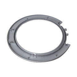 External hatch frame for Bosch washing machine silver
