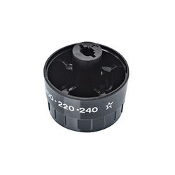 Temperature control knob for Zanussi oven 3550399905