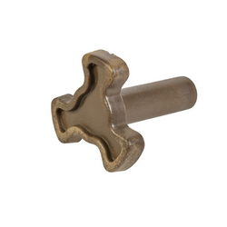 Coupler for microwave oven; H=39mm H petal=6mm Moulinex