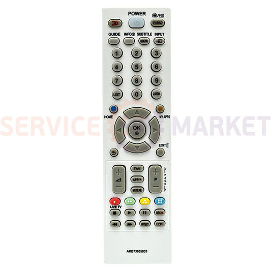 LG TV AKB73655833 Remote control