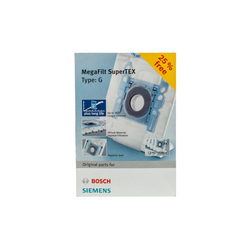 Set of microwave bags (8 pcs.) Type G + motor filters (2 pcs.) BBZ82FG for Bosch vacuum cleaner