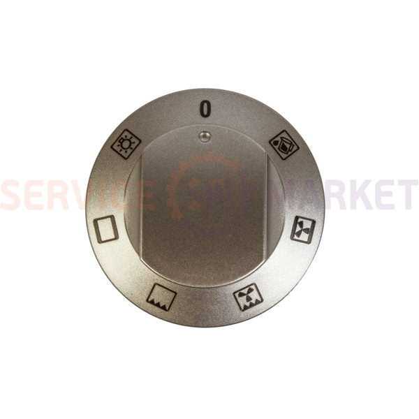 Oven mode control knob for Gorenje stove gray