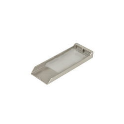 Door handle cover for Liebherr refrigerator silver