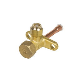 Кран сервисный (клапан) ICEAGE VAAC-1/4 (вх. раструб 1/4", вых. гайка 7/16"-20UNF) для кондиц.