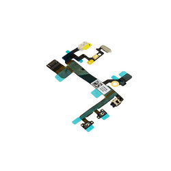 Cable with power buttons, side keys and microphone for iPhone 5S Apple