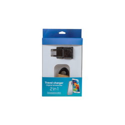 Charger ETA-U90EWE (input 220V output USB 5V 2A) + USB/Micro-USB cable for Samsung mobile phone black