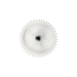 Gear with shaft for meat grinder D=80, H=18, Z=43 (shaft D=12x66 hexagon)