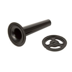 Nozzle + washer for sausage for meat grinder D= main 66mm / washer 62mm (with groove) Redmond black
