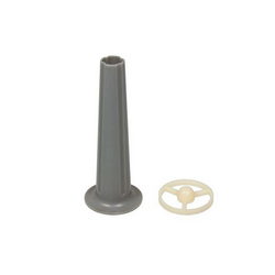 Nozzle + washer for sausage for meat grinder D= main 58mm / washer 54mm MG-1000 Liberty gray