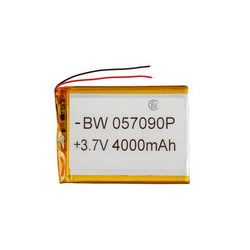 Полимерный аккумулятор BW 057090P 3,7V 4000mAh 68x93x??mm