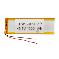 Полимерный аккумулятор BW 3945135P 3,7V 4000mAh 45x139x??mm
