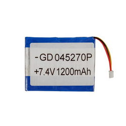 Полимерный аккумулятор GD 045270P 7,4V 1200mAh 50x66x5mm