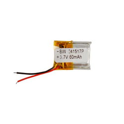 Полимерный аккумулятор BW 041517P 3,7V 60mAh 12x16x??mm