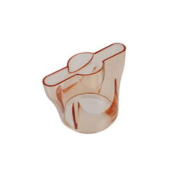 Concentrator nozzle for hair dryer Philips transparent