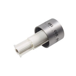 Temperature control knob for Electrolux oven silver