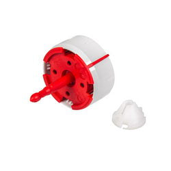 Program switch knob assembly for Bosch washing machine white