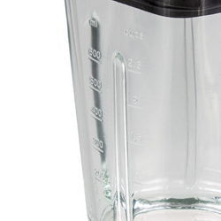 Blender bowl 600ml assembled (glass) Bosch white lid