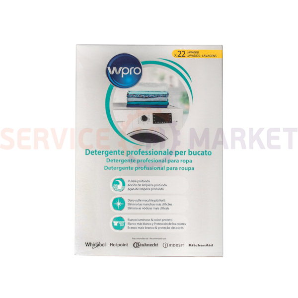Порошок стиральный для стир. машины WM Powder Detergent 1,2 kg Whirlpool