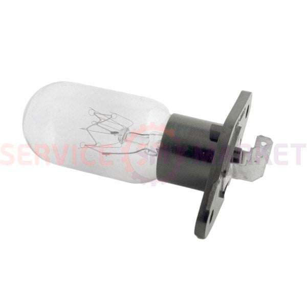 Лампочка в корпусе для СВЧ печи 25W 240V (Г-образные клемы)
