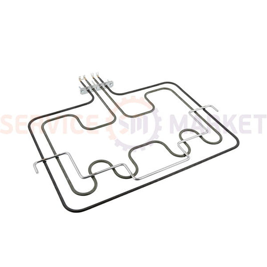 Upper heating element (grill) for oven 3100W (1000+2100W) 240V B=425mm L=350mm Electrolux