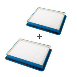 Set of outlet filters ZVCA050H (2 pcs.) HEPA13 for vacuum cleaner Zelmer blue