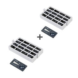 Antibacterial filters set (2 pcs) for Whirlpool refrigerators