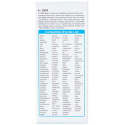 Penguin air conditioner KT-1000 (1000 codes) Universal remote control