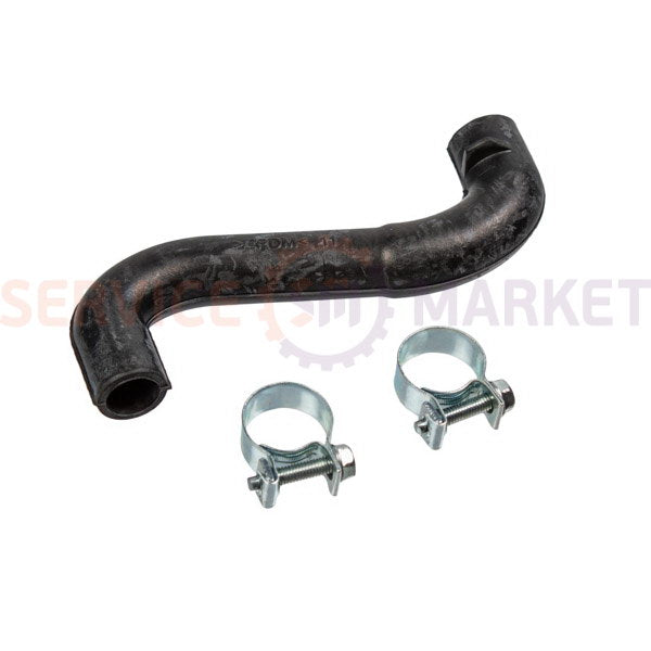 Connecting pipe dispenser-tank, main wash with clamps for Electrolux vertical washing machine