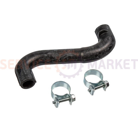 Connecting pipe dispenser-tank, main wash with clamps for Electrolux vertical washing machine