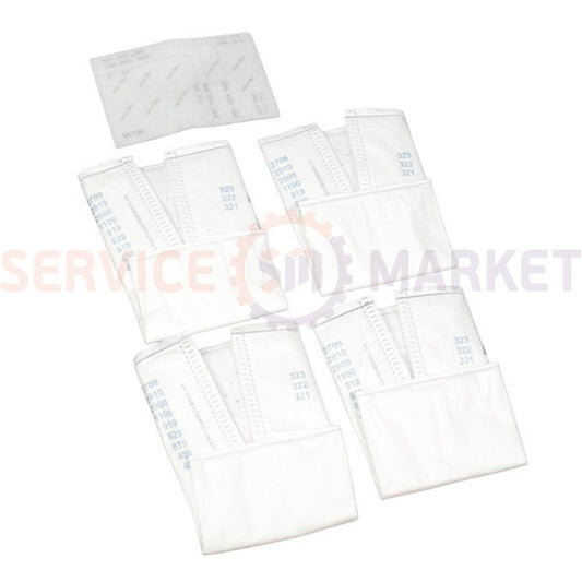 ZMB02K WORWO bag set (4 pcs) for Zelmer \ Bosch vacuum cleaners