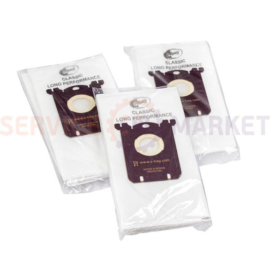 Microwave Bag Set (12 pcs.) FC8021/03 S-BAG for Philips Vacuum Cleaner without box