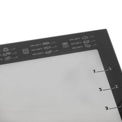 Inner door glass for oven 504x397mm Electrolux