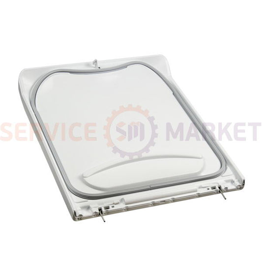 Loading hatch cover with seal for Zanussi vertical washing machine