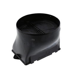 Air duct adapter with counter-flow mechanism for AEG hood