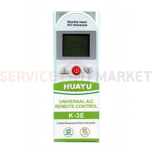 Huayu air conditioner K-3E (5000 codes) Universal remote control