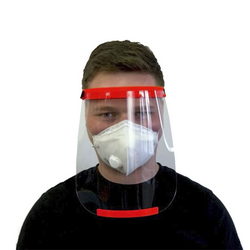 Protective face shield 245x195mm