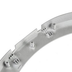 External hatch frame for Bosch washing machine silver