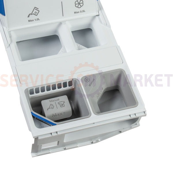 Powder receiver (dispenser) in assembly for washing machine Electrolux