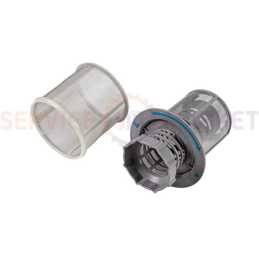 Coarse + fine filter + microfilter for Bosch dishwasher