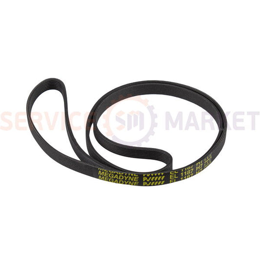 Belt 1187H7 EL Megadyne black