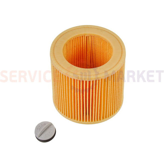 HEPA filter cylinder for vacuum cleaner H=116mm Karcher