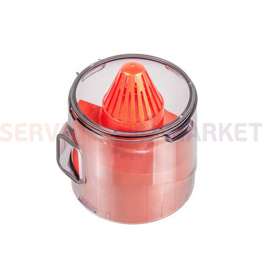 Cyclone filter assembly for Philips vacuum cleaner container orange