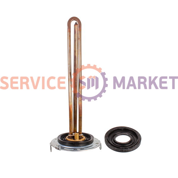 Heating element for boiler under anode 1500W (copper) L=295mm flange 123mm 1 tube under sensor anode M5 Ariston