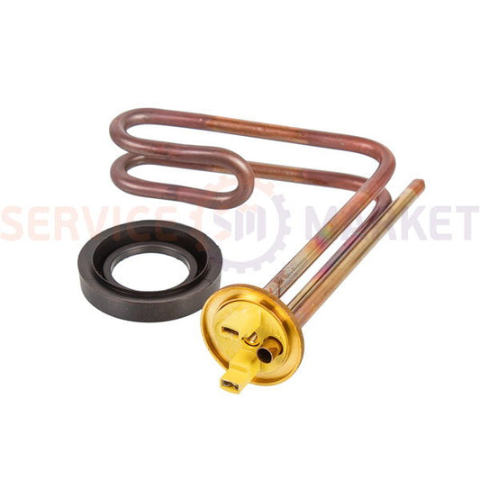 Heating element for boiler under anode 1200W (copper L-shaped) flange 48mm 1 tube under sensor anode M5 Ariston