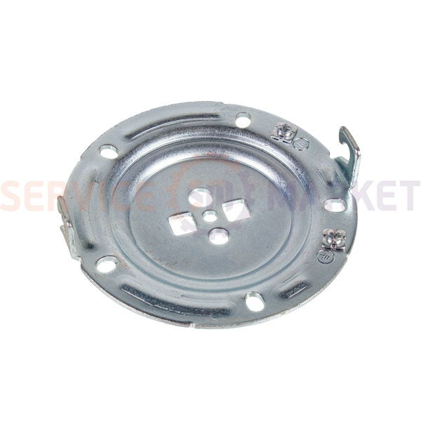 Round flange for boiler D=124mm, 5 holes for bolts Ariston
