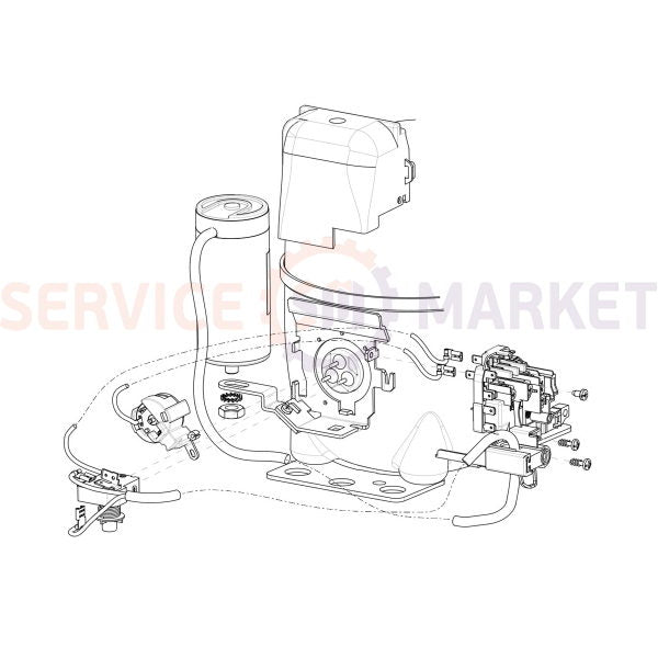 EMBRACO refrigeration Compressor NEK2168GK R404a 684W (with starting relay CSIR)